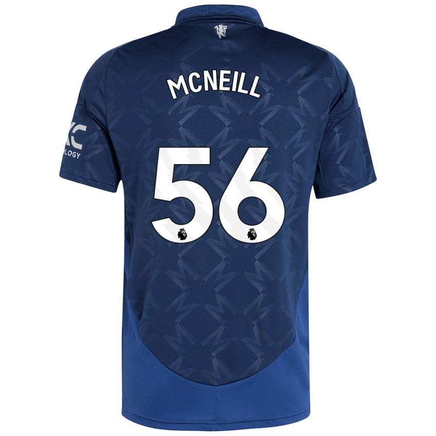 Niño Camiseta Charlie Mcneill #56 Índigo 2ª Equipación 2024/25 La Camisa