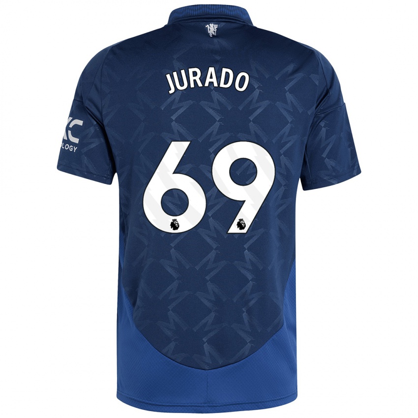 Niño Camiseta Marc Jurado #69 Índigo 2ª Equipación 2024/25 La Camisa