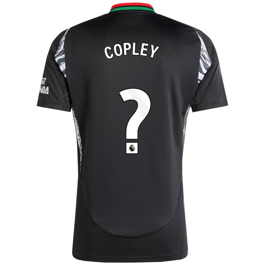 Niño Camiseta Louie Copley #0 Negro 2ª Equipación 2024/25 La Camisa