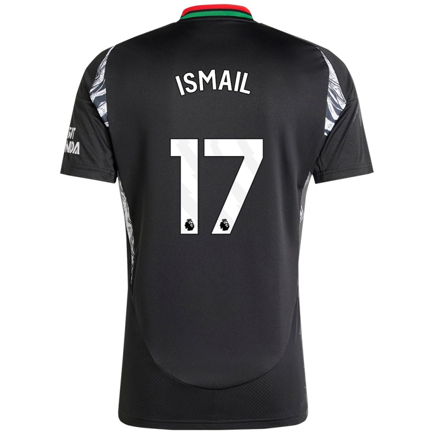 Niño Camiseta Cam'ron Ismail #17 Negro 2ª Equipación 2024/25 La Camisa