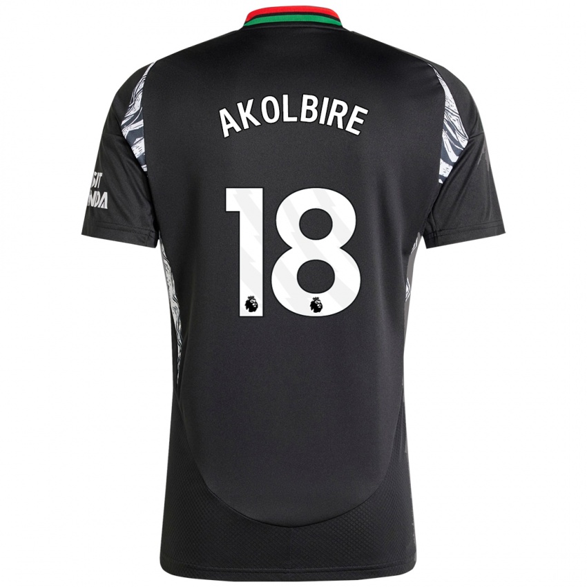 Niño Camiseta Bless Akolbire #18 Negro 2ª Equipación 2024/25 La Camisa