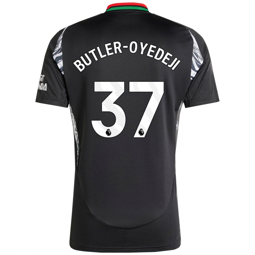 Niño Camiseta Nathan Butler-Oyedeji #37 Negro 2ª Equipación 2024/25 La Camisa