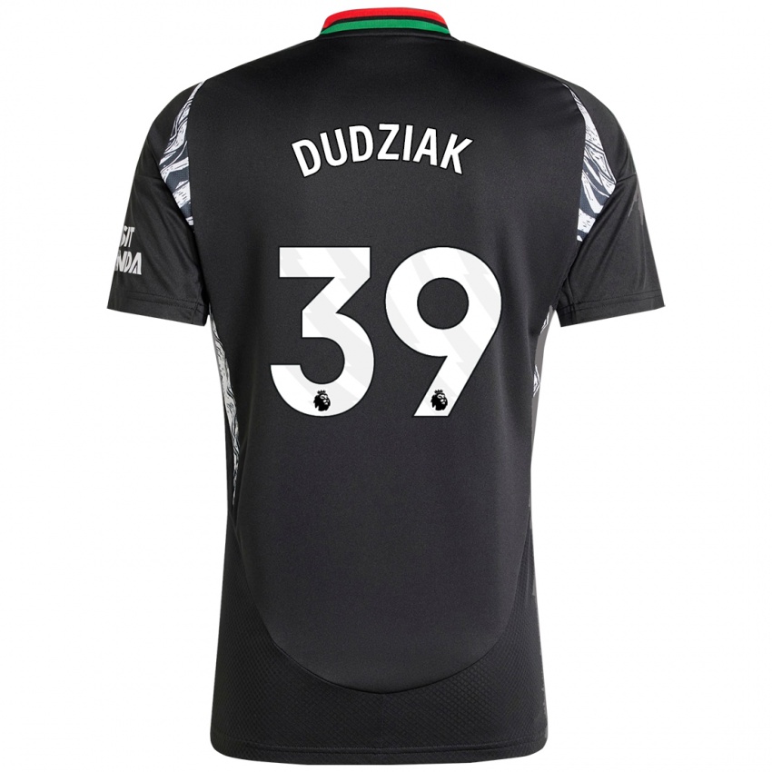 Niño Camiseta Harrison Dudziak #39 Negro 2ª Equipación 2024/25 La Camisa