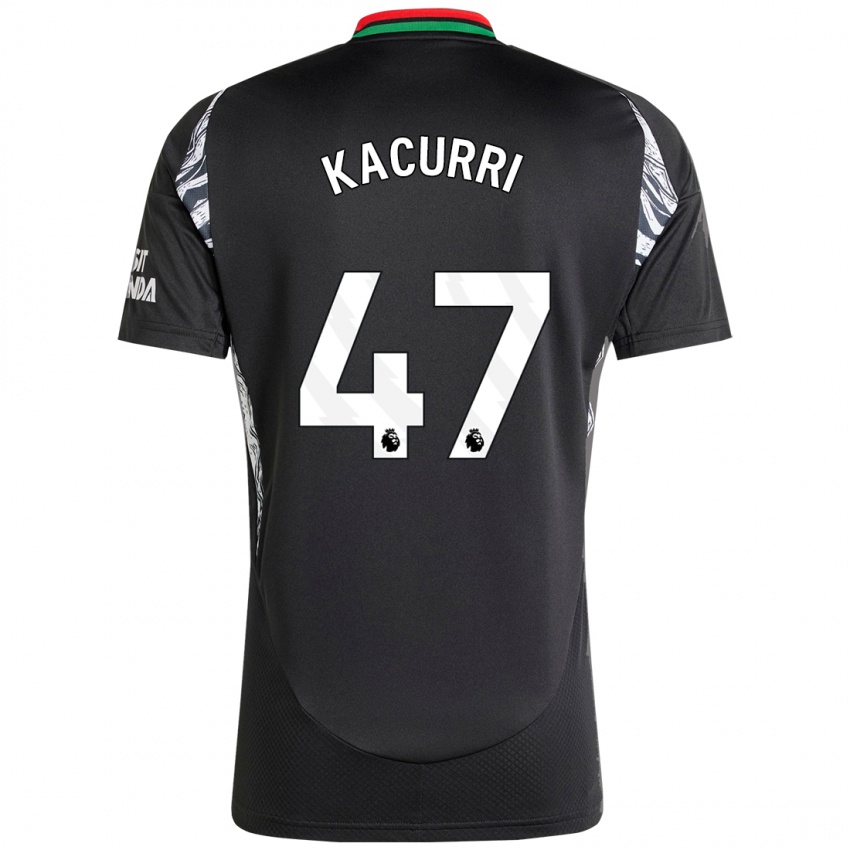 Niño Camiseta Maldini Kacurri #47 Negro 2ª Equipación 2024/25 La Camisa