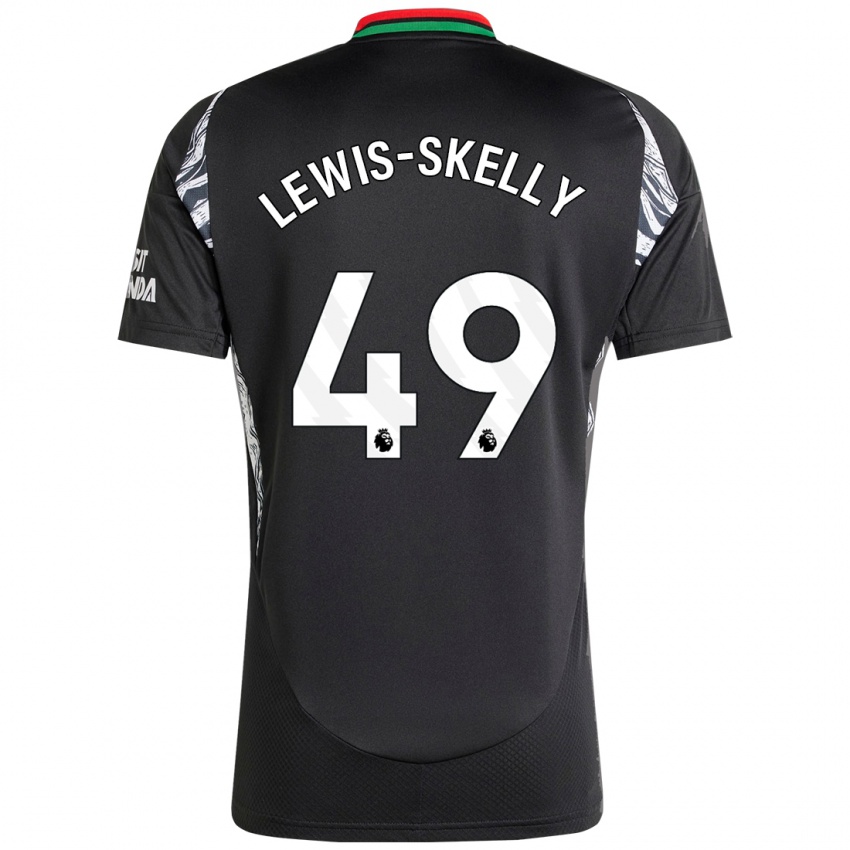 Niño Camiseta Myles Lewis-Skelly #49 Negro 2ª Equipación 2024/25 La Camisa