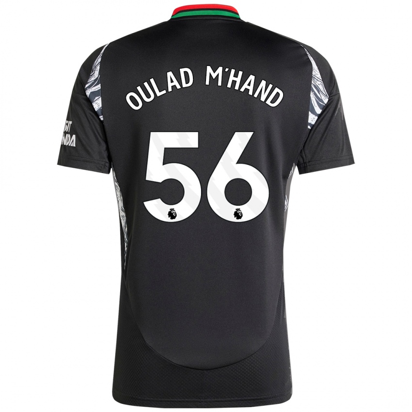 Niño Camiseta Salah-Eddine Oulad M'hand #56 Negro 2ª Equipación 2024/25 La Camisa