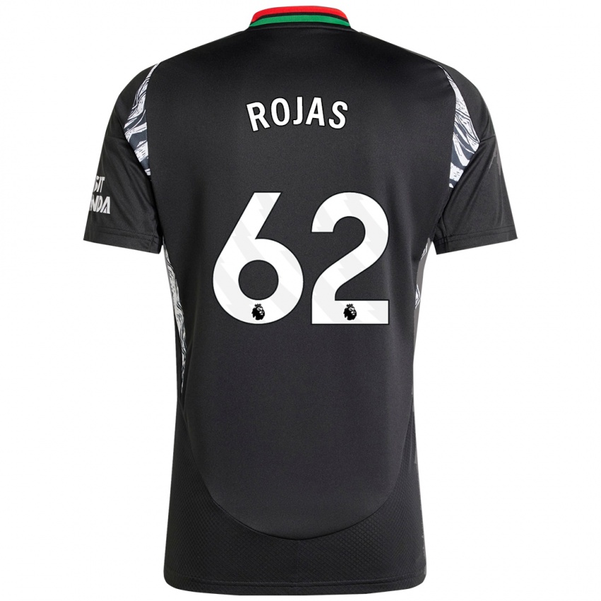 Niño Camiseta Alexei Rojas #62 Negro 2ª Equipación 2024/25 La Camisa