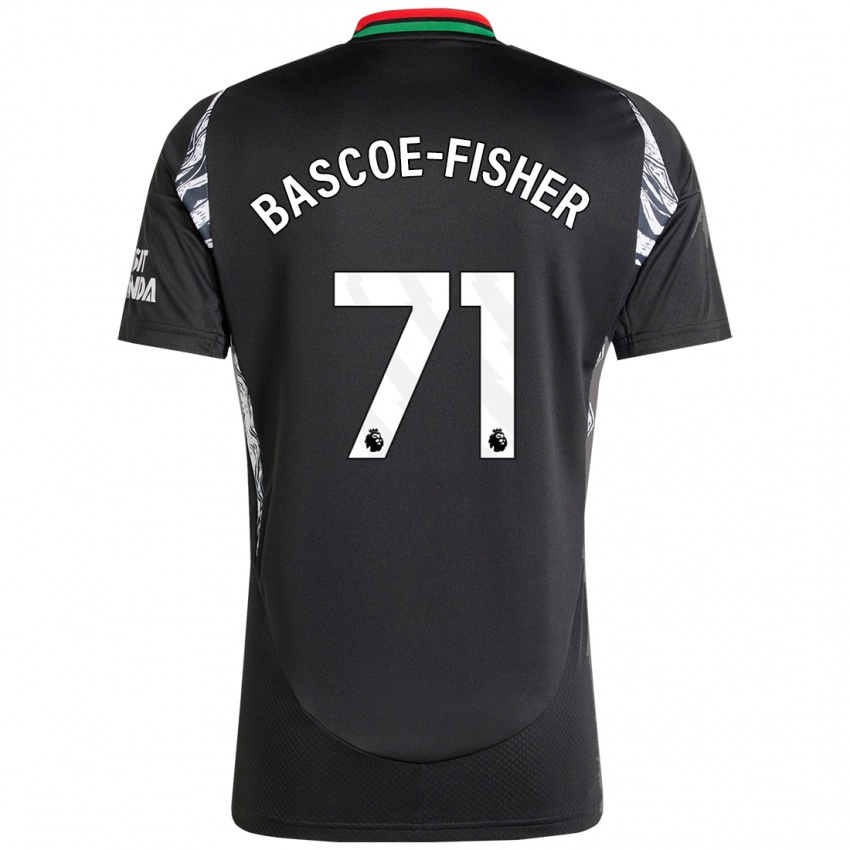 Niño Camiseta Jakai Bascoe-Fisher #71 Negro 2ª Equipación 2024/25 La Camisa