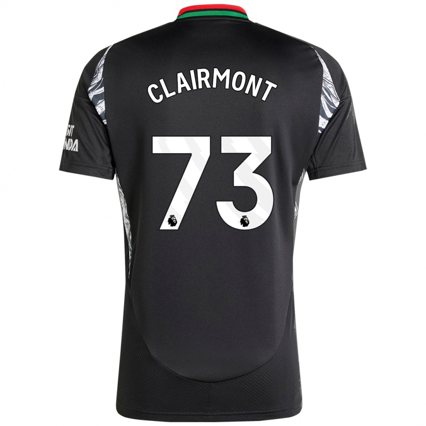 Niño Camiseta Reece Clairmont #73 Negro 2ª Equipación 2024/25 La Camisa