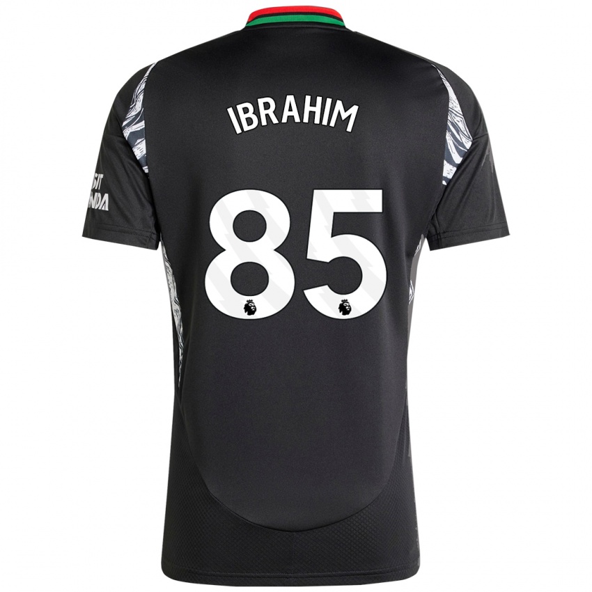 Niño Camiseta Ife Ibrahim #85 Negro 2ª Equipación 2024/25 La Camisa