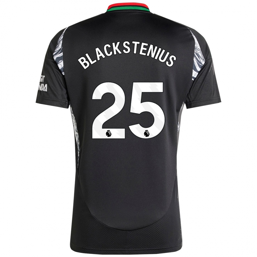 Niño Camiseta Stina Blackstenius #25 Negro 2ª Equipación 2024/25 La Camisa