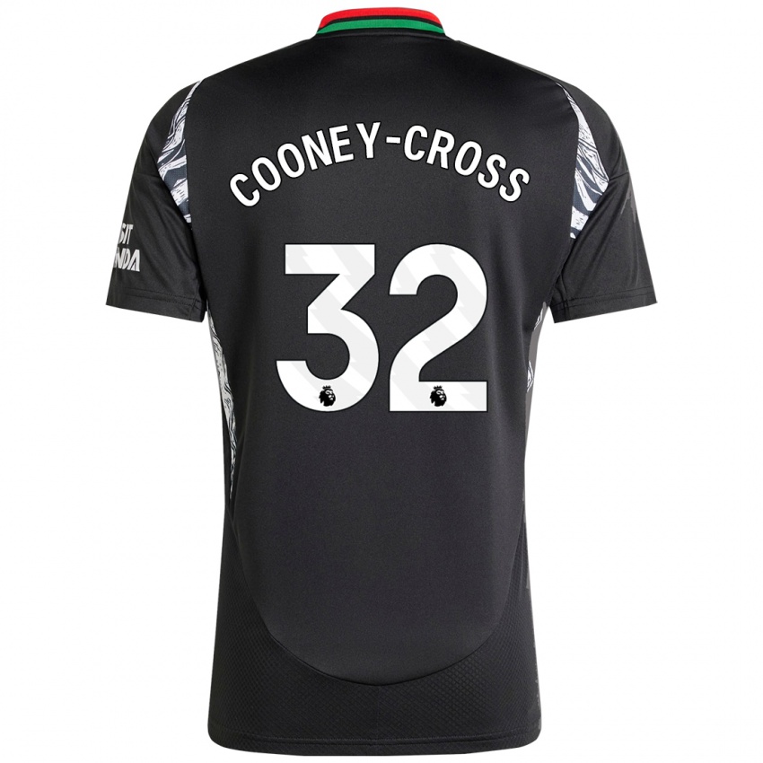 Niño Camiseta Kyra Cooney-Cross #32 Negro 2ª Equipación 2024/25 La Camisa