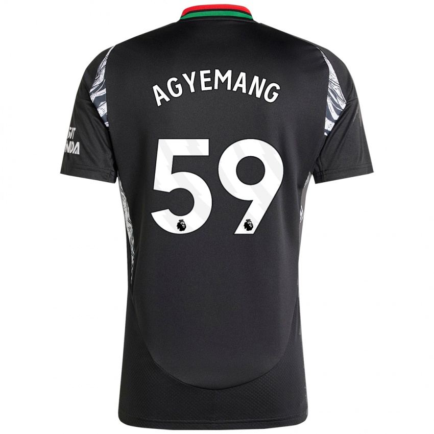 Niño Camiseta Michelle Agyemang #59 Negro 2ª Equipación 2024/25 La Camisa