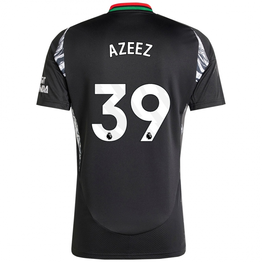 Niño Camiseta Miguel Azeez #39 Negro 2ª Equipación 2024/25 La Camisa