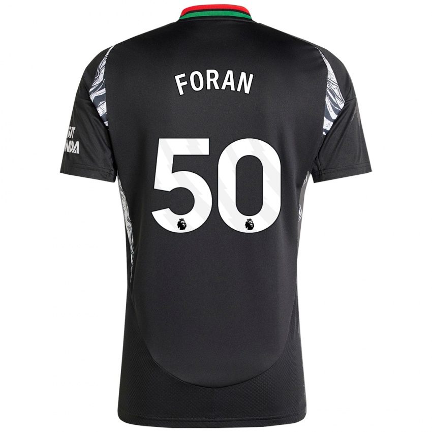 Niño Camiseta Taylor Foran #50 Negro 2ª Equipación 2024/25 La Camisa