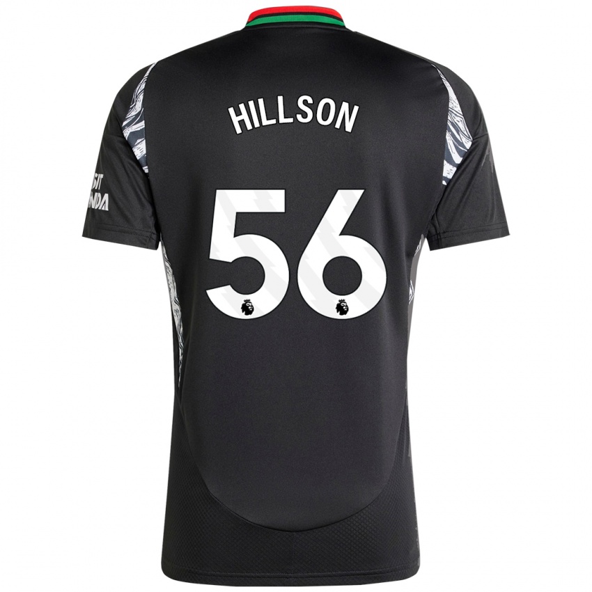 Niño Camiseta James Hillson #56 Negro 2ª Equipación 2024/25 La Camisa