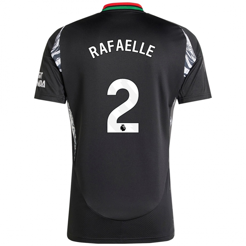 Niño Camiseta Rafaelle Souza #2 Negro 2ª Equipación 2024/25 La Camisa