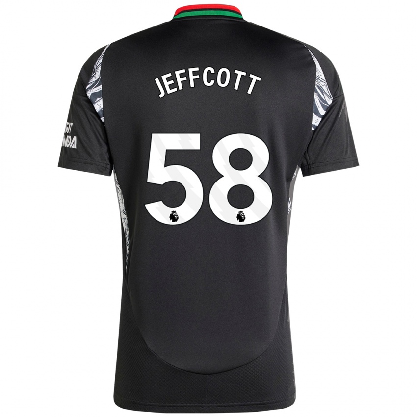 Niño Camiseta Henry Jeffcott #58 Negro 2ª Equipación 2024/25 La Camisa