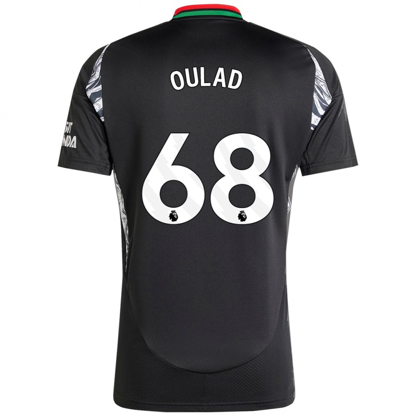 Niño Camiseta Salah-Eddine Oulad M'hand #68 Negro 2ª Equipación 2024/25 La Camisa