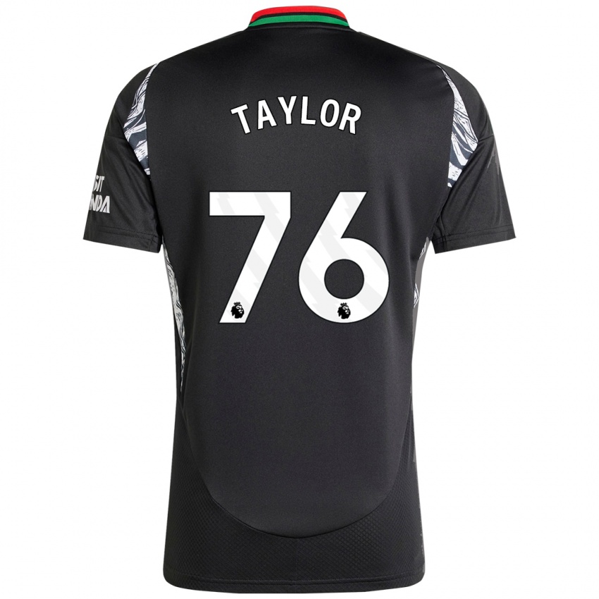 Niño Camiseta Kido Taylor Hart #76 Negro 2ª Equipación 2024/25 La Camisa