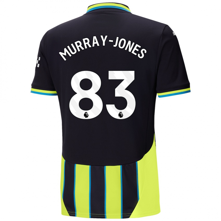 Niño Camiseta George Murray-Jones #83 Azul Amarillo 2ª Equipación 2024/25 La Camisa