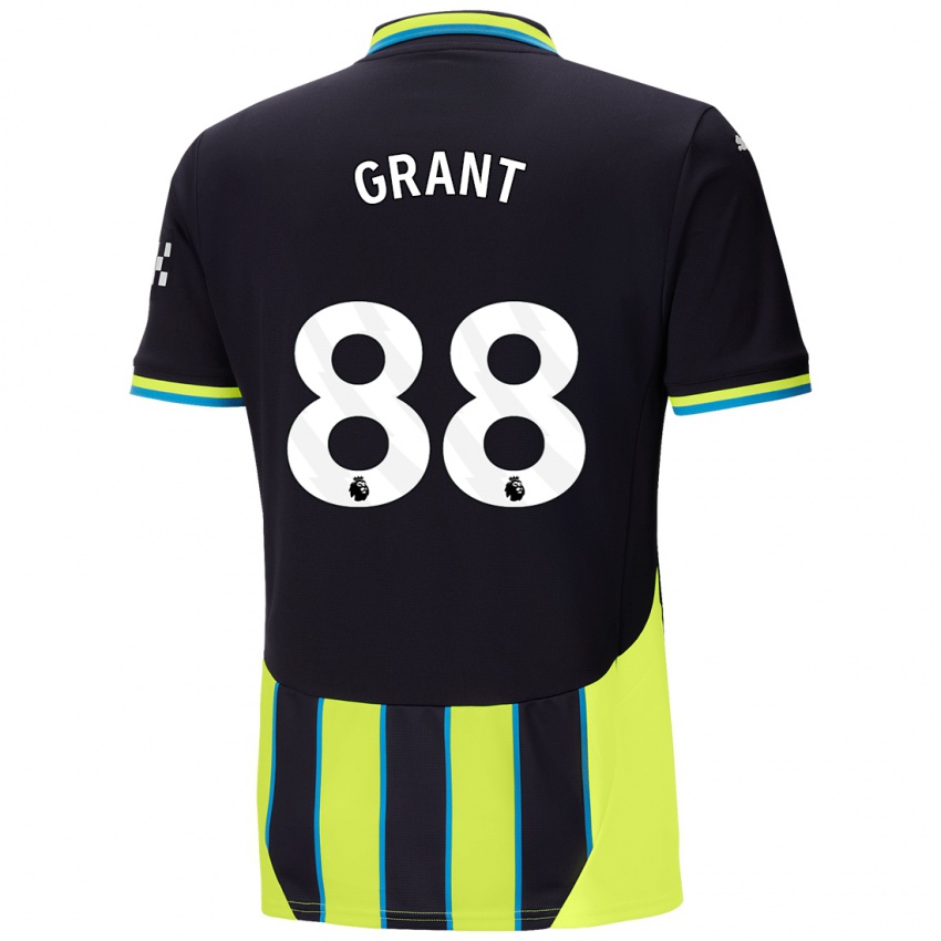 Niño Camiseta True Grant #88 Azul Amarillo 2ª Equipación 2024/25 La Camisa