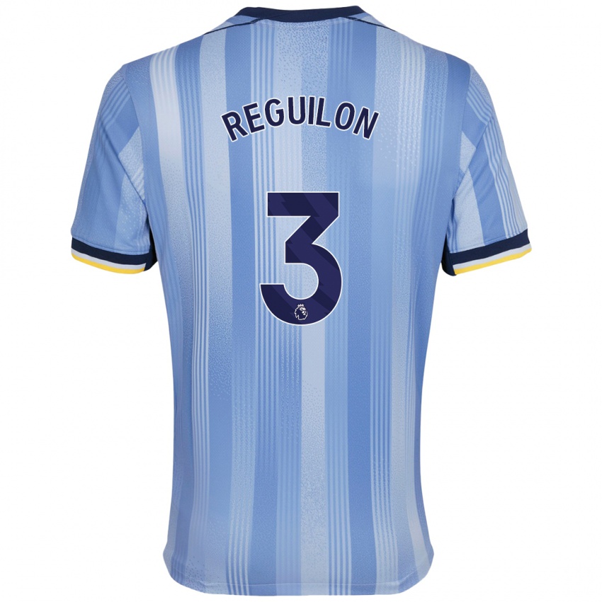 Niño Camiseta Sergio Reguilon #3 Azul Claro 2ª Equipación 2024/25 La Camisa