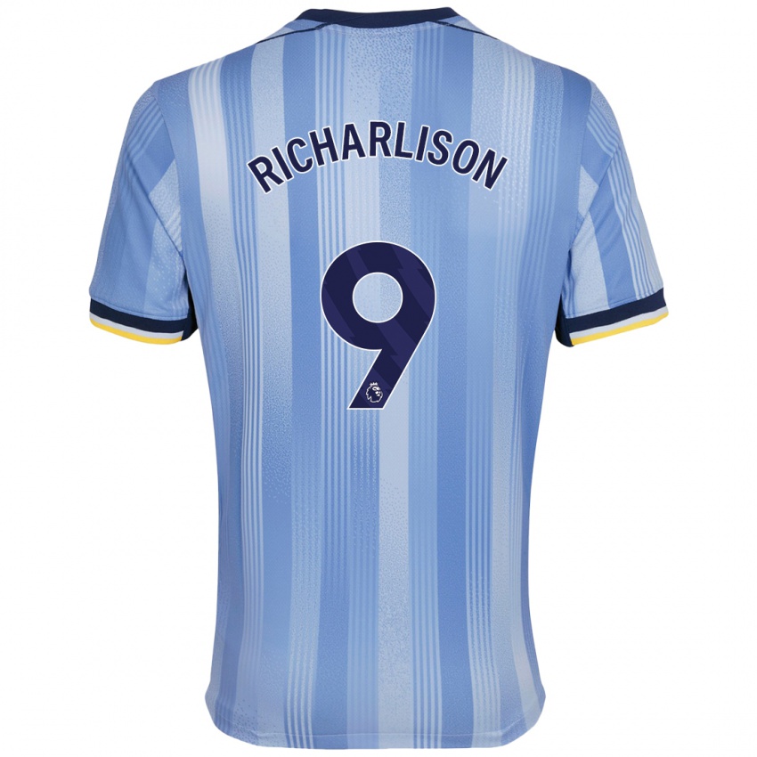 Niño Camiseta Richarlison #9 Azul Claro 2ª Equipación 2024/25 La Camisa