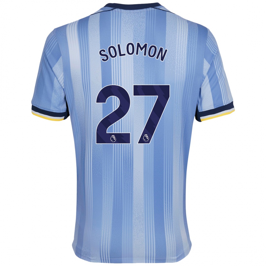 Niño Camiseta Manor Solomon #27 Azul Claro 2ª Equipación 2024/25 La Camisa