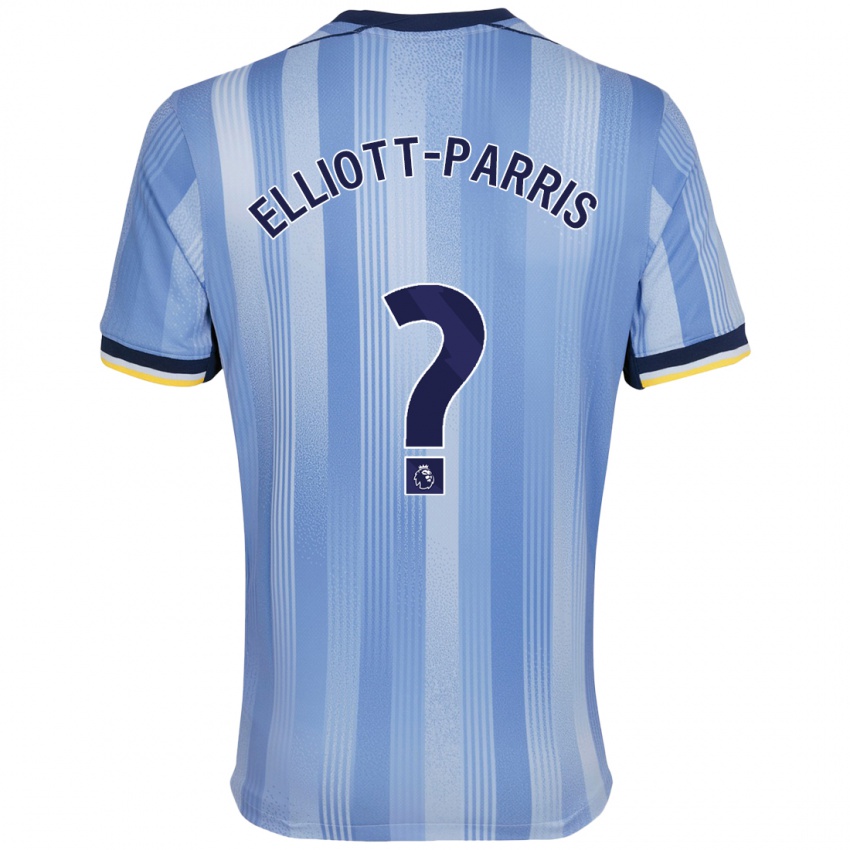 Niño Camiseta Reiss Elliott-Parris #0 Azul Claro 2ª Equipación 2024/25 La Camisa