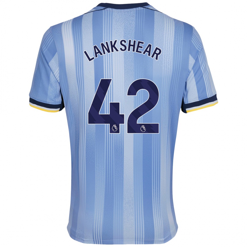 Niño Camiseta Will Lankshear #42 Azul Claro 2ª Equipación 2024/25 La Camisa