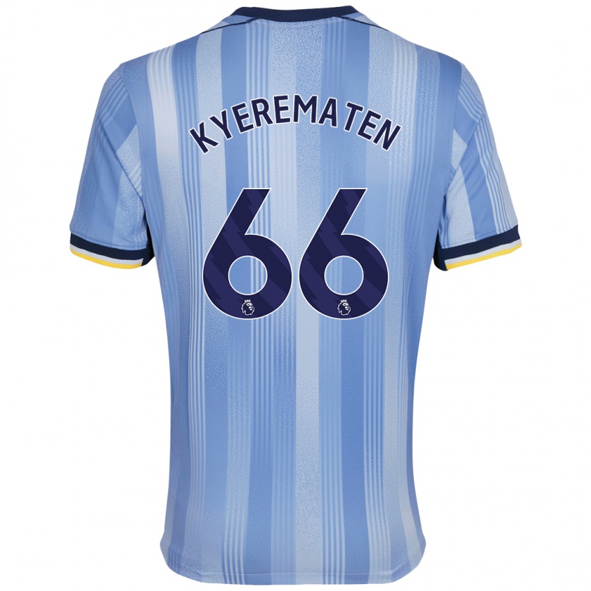 Niño Camiseta Rio Kyerematen #66 Azul Claro 2ª Equipación 2024/25 La Camisa