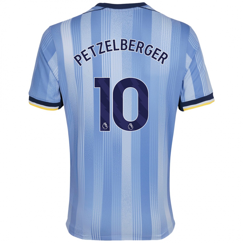 Niño Camiseta Ramona Petzelberger #10 Azul Claro 2ª Equipación 2024/25 La Camisa