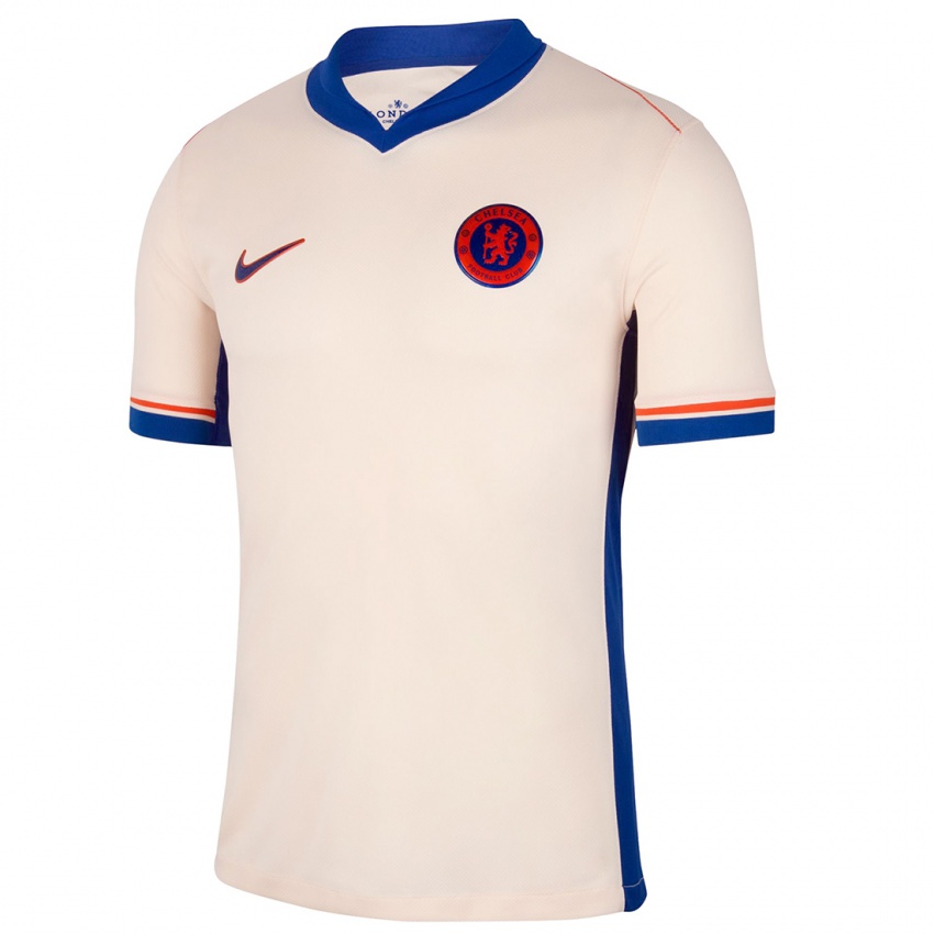 Niño Camiseta Lucas Bergström #47 Beige Claro 2ª Equipación 2024/25 La Camisa