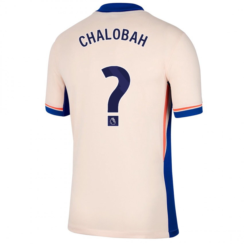 Niño Camiseta Trevoh Chalobah #0 Beige Claro 2ª Equipación 2024/25 La Camisa