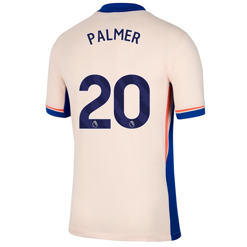 Niño Camiseta Cole Palmer #20 Beige Claro 2ª Equipación 2024/25 La Camisa