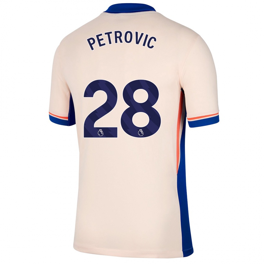 Niño Camiseta Djordje Petrovic #28 Beige Claro 2ª Equipación 2024/25 La Camisa