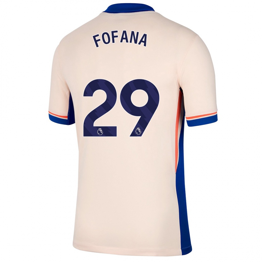 Niño Camiseta Wesley Fofana #29 Beige Claro 2ª Equipación 2024/25 La Camisa