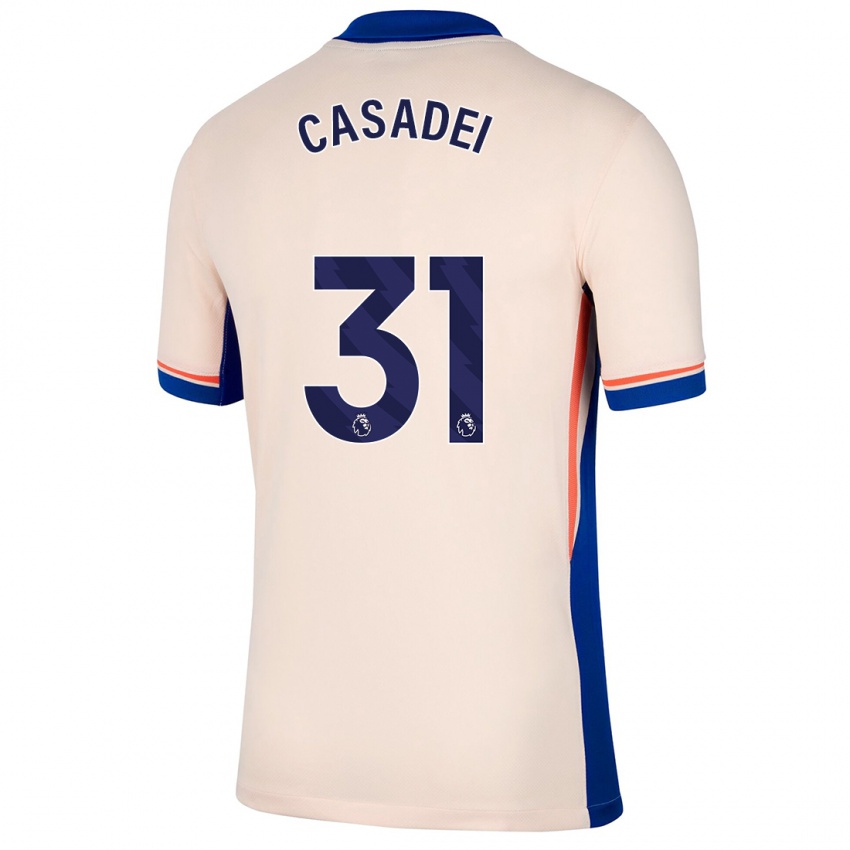 Niño Camiseta Cesare Casadei #31 Beige Claro 2ª Equipación 2024/25 La Camisa