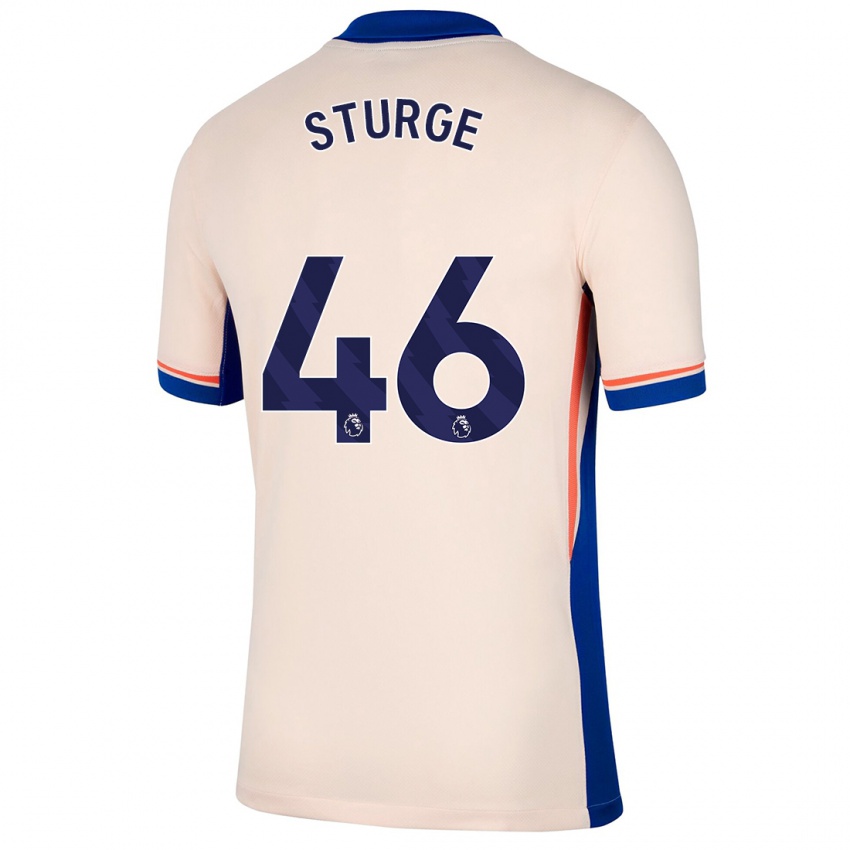 Niño Camiseta Zak Sturge #46 Beige Claro 2ª Equipación 2024/25 La Camisa