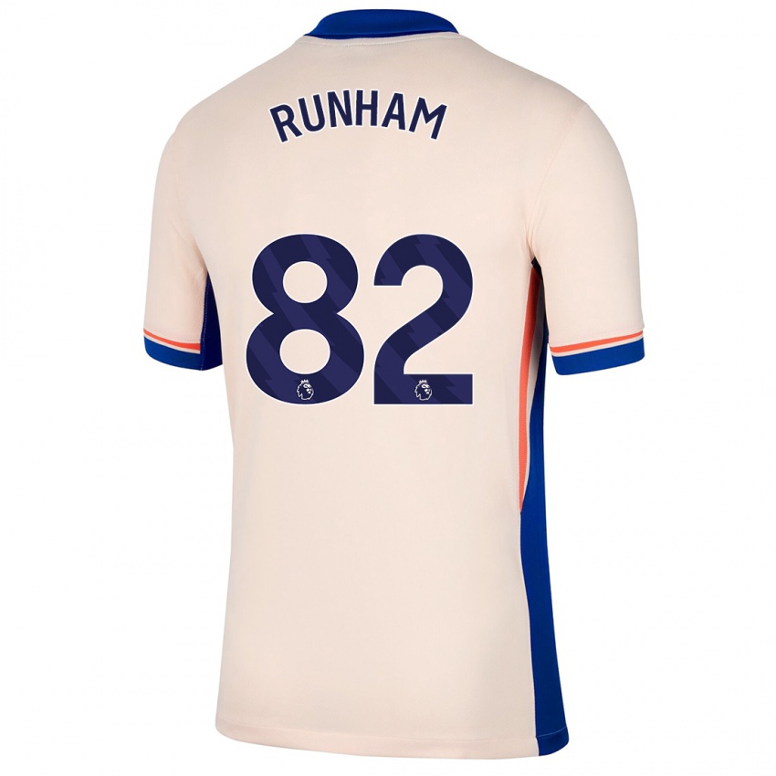 Niño Camiseta Frankie Runham #82 Beige Claro 2ª Equipación 2024/25 La Camisa