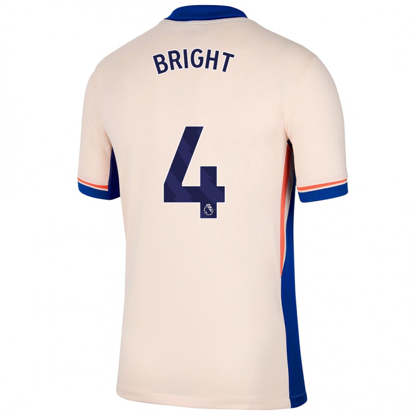 Niño Camiseta Millie Bright #4 Beige Claro 2ª Equipación 2024/25 La Camisa