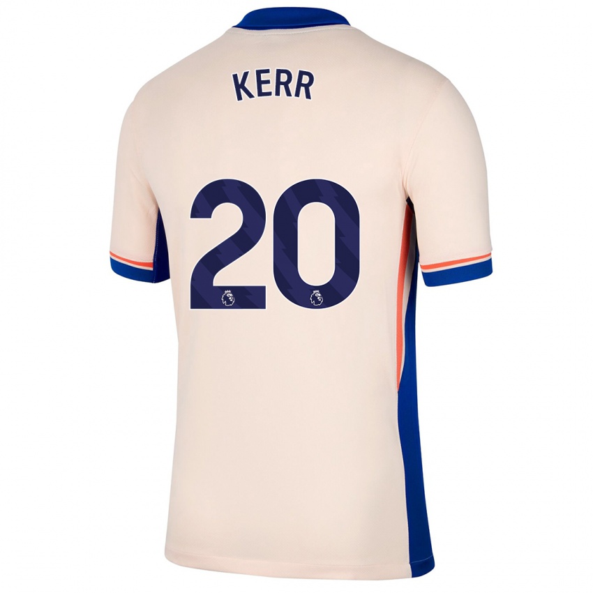 Niño Camiseta Sam Kerr #20 Beige Claro 2ª Equipación 2024/25 La Camisa