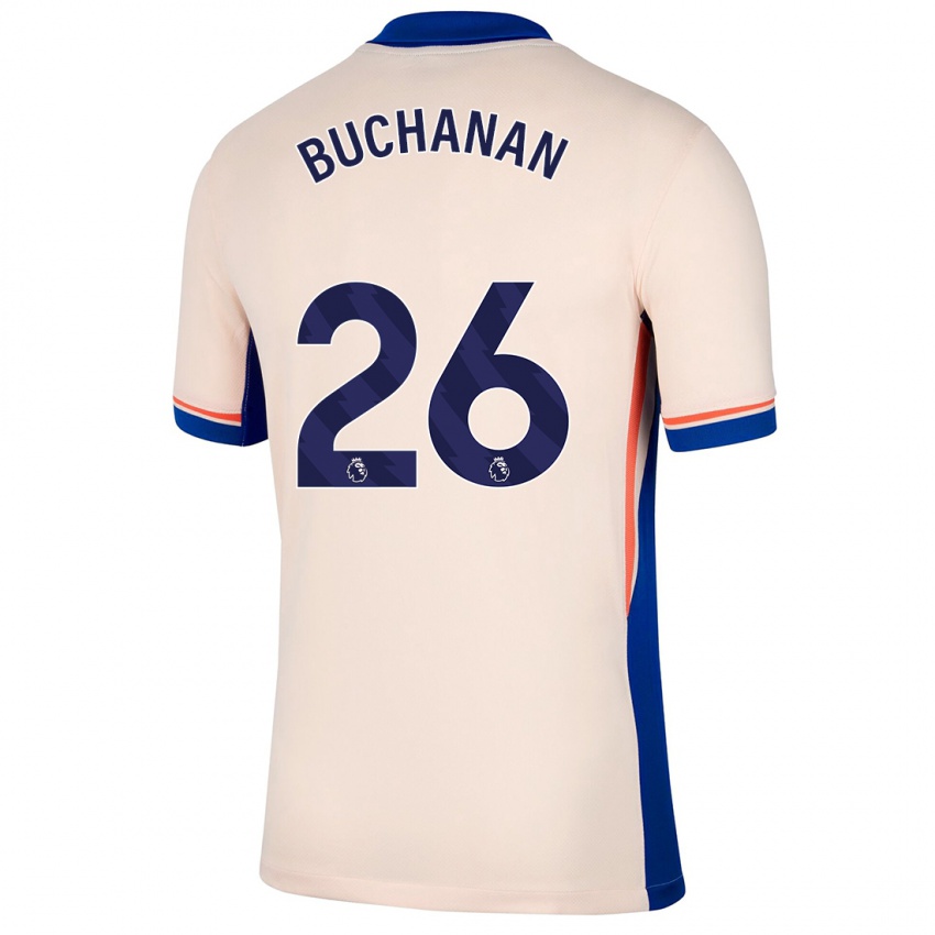 Niño Camiseta Kadeisha Buchanan #26 Beige Claro 2ª Equipación 2024/25 La Camisa