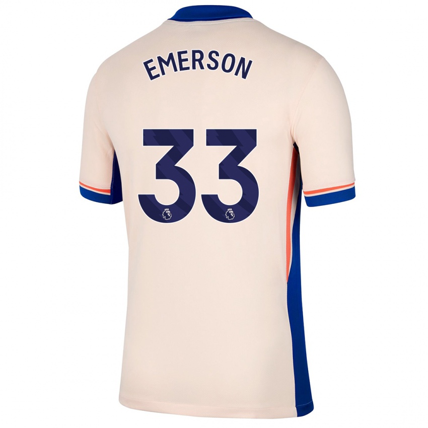 Niño Camiseta Emerson #33 Beige Claro 2ª Equipación 2024/25 La Camisa