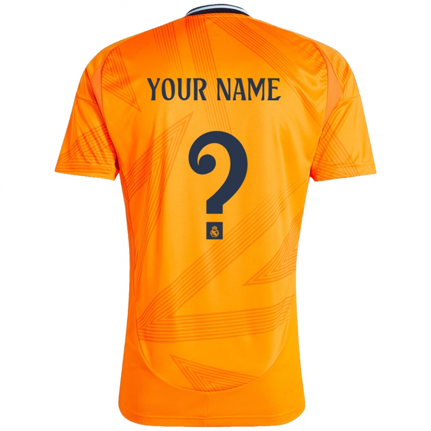 Niño Camiseta Su Nombre #0 Naranja 2ª Equipación 2024/25 La Camisa