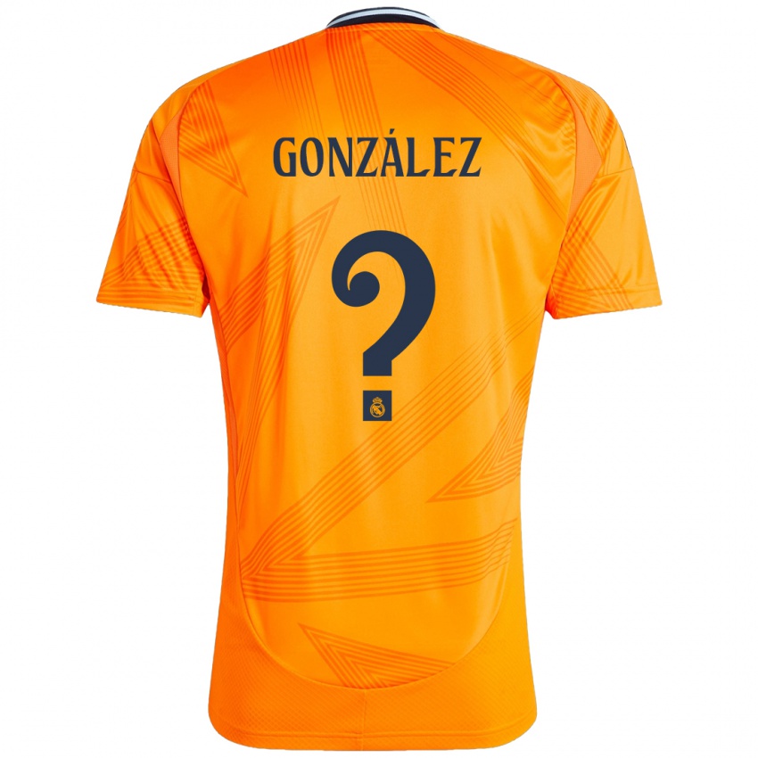 Niño Camiseta Álvaro González #0 Naranja 2ª Equipación 2024/25 La Camisa