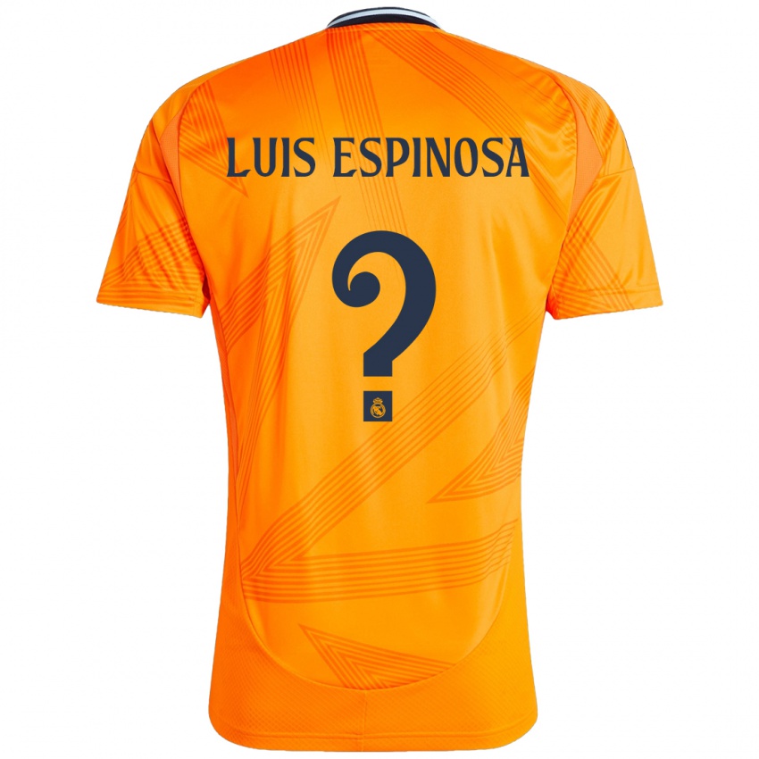 Niño Camiseta José Luis Espinosa #0 Naranja 2ª Equipación 2024/25 La Camisa