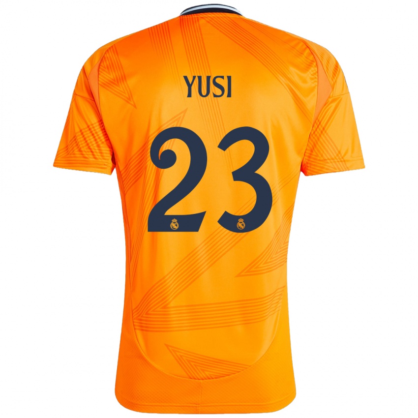 Niño Camiseta Yusi #23 Naranja 2ª Equipación 2024/25 La Camisa