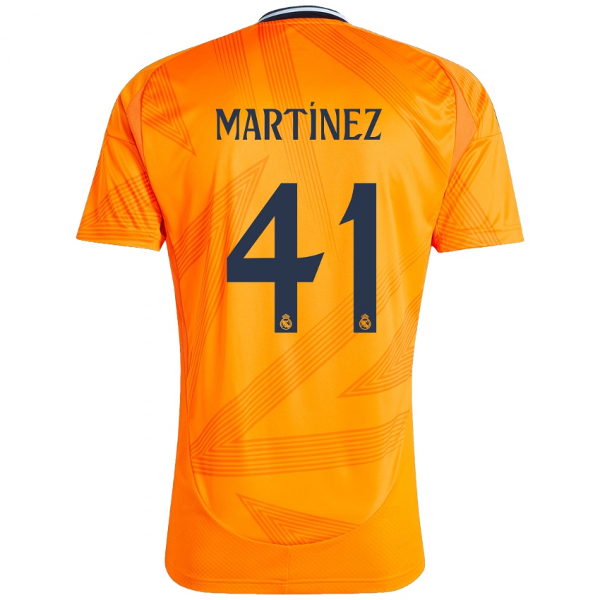 Niño Camiseta Joan Martínez #41 Naranja 2ª Equipación 2024/25 La Camisa